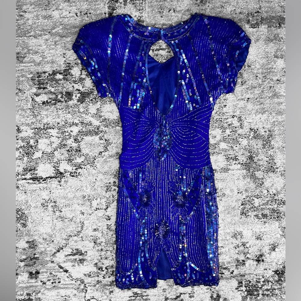 Vintage Stenay beaded dress - Picture 7 of 12